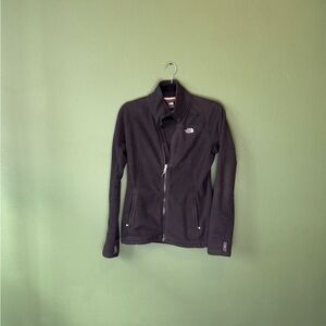 The North Face Black Full Zip Fleece Shell Jacket Size Small